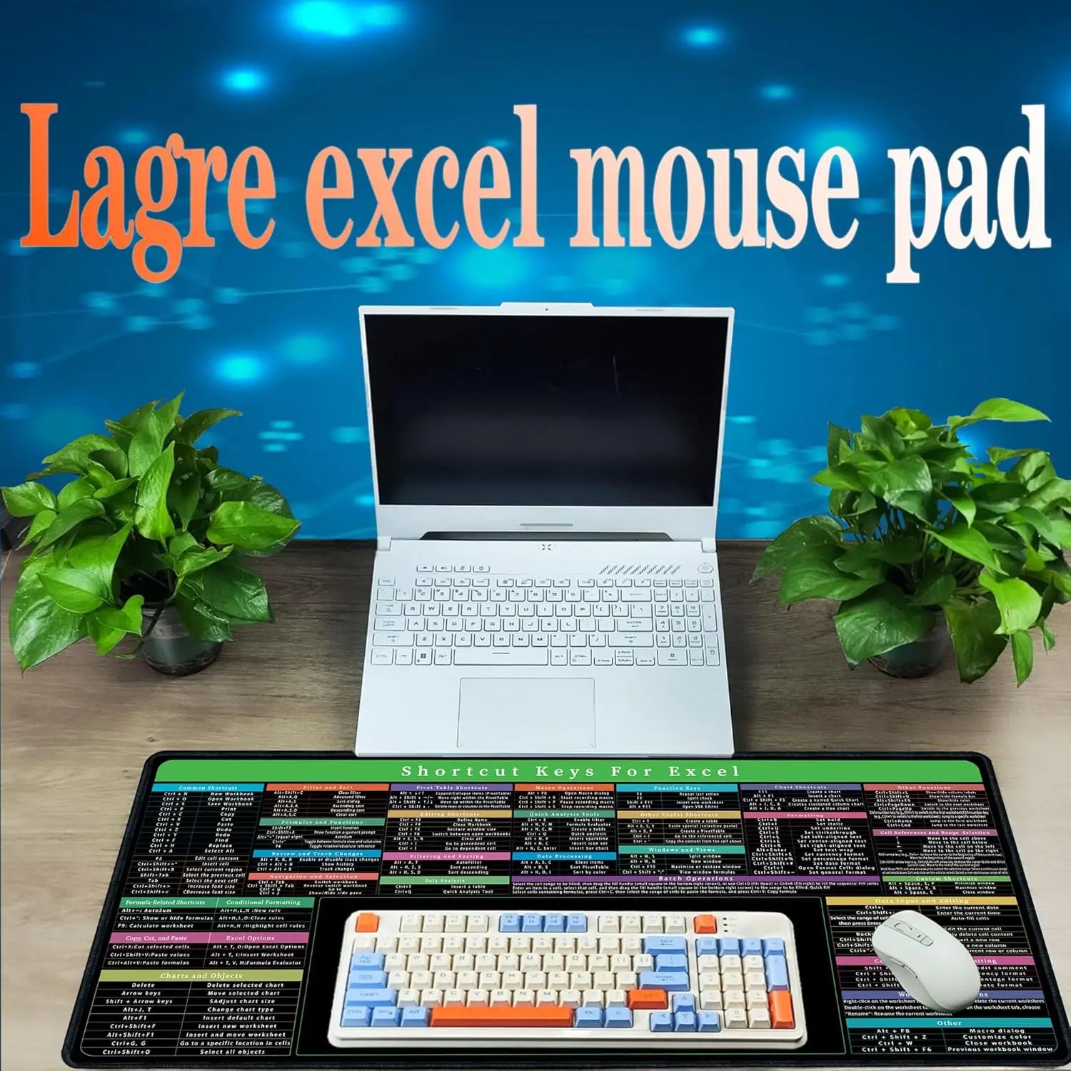 Muismat XL met stijlvol design – Voor gamers en professionals