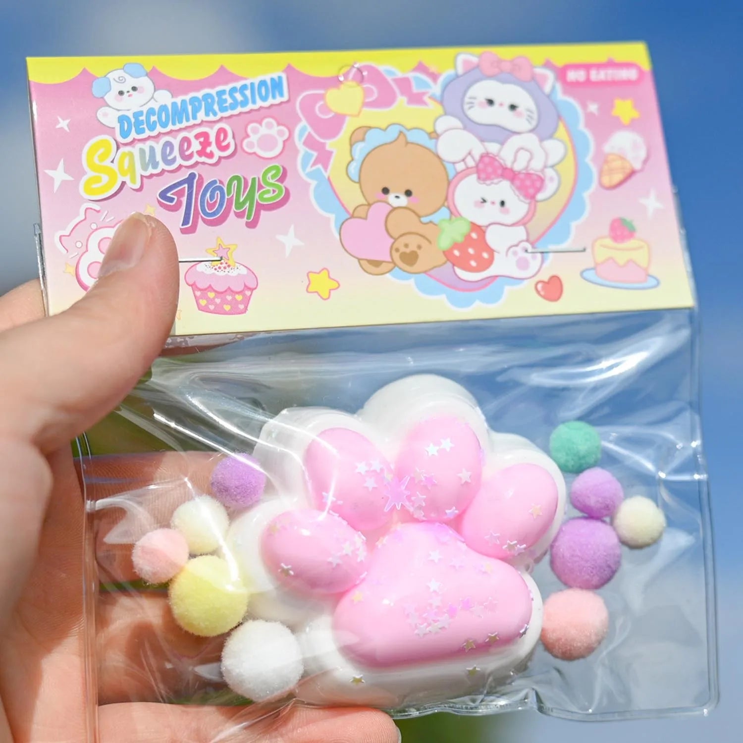 Fidget toys met zachte siliconen materialen