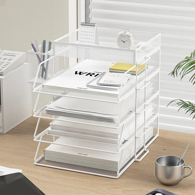 Compacte desk organizer met meerdere vakken