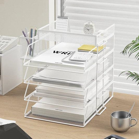 Compacte desk organizer met meerdere vakken