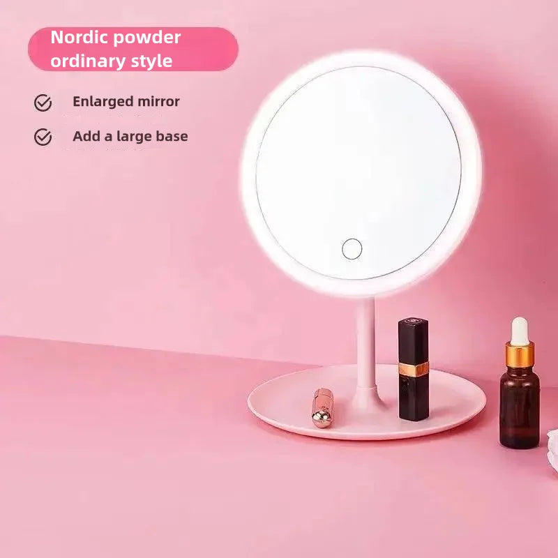 Kleine make-up spiegel met verlichting – Handig voor reisgebruik
