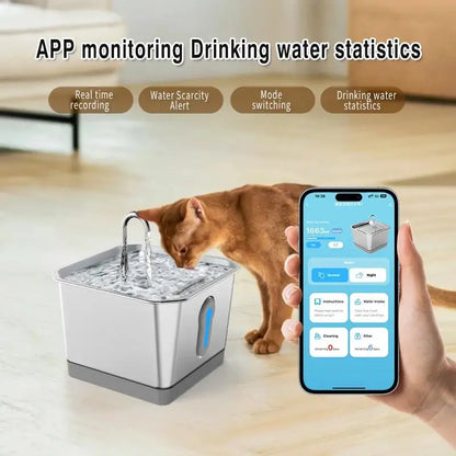 Water fontein kat met sensor – Activeert bij beweging
