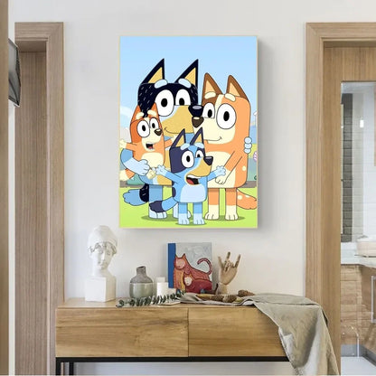 Kunstposter met klassiek werk