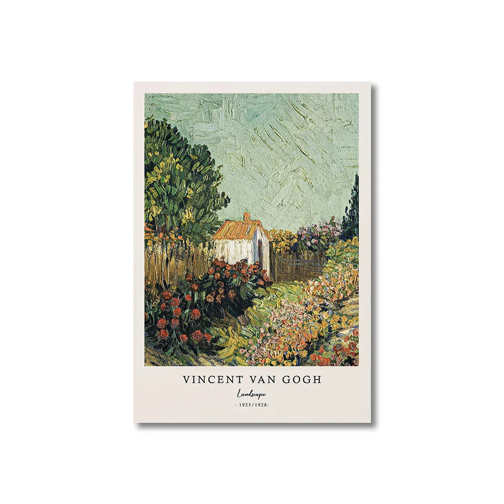 Poster in beige en zandtinten