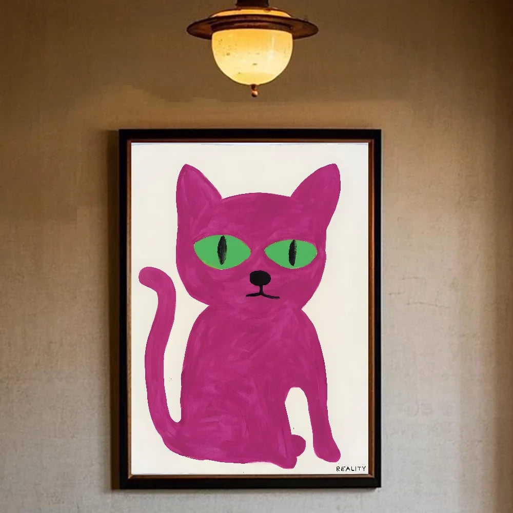 Dierenposter met realistische details