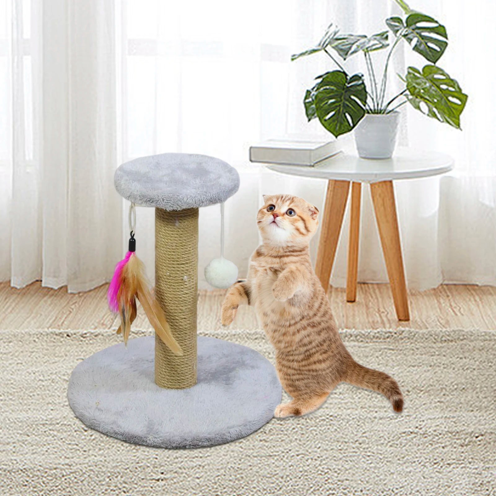 Design kattenpaal met verborgen schroeven – Strak afgewerkt