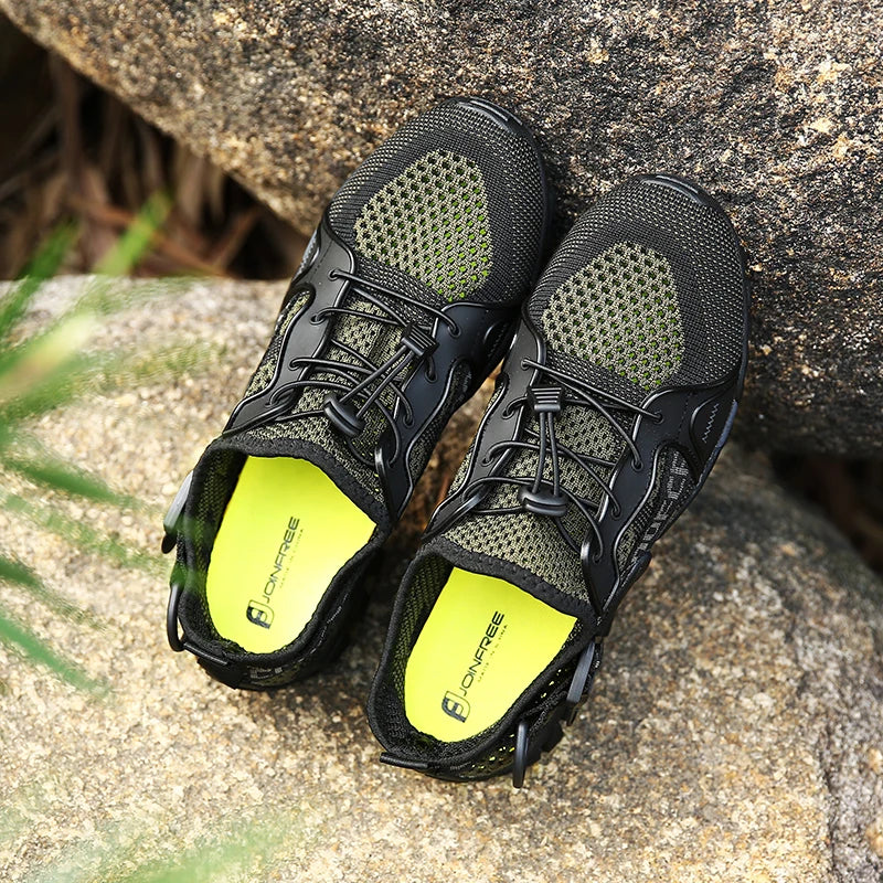 Heren schoenen met flexibele rubberzool
