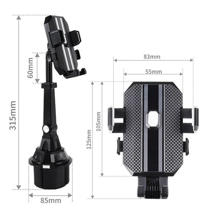 Draaibare telefoonhouder auto – 360 graden rotatie