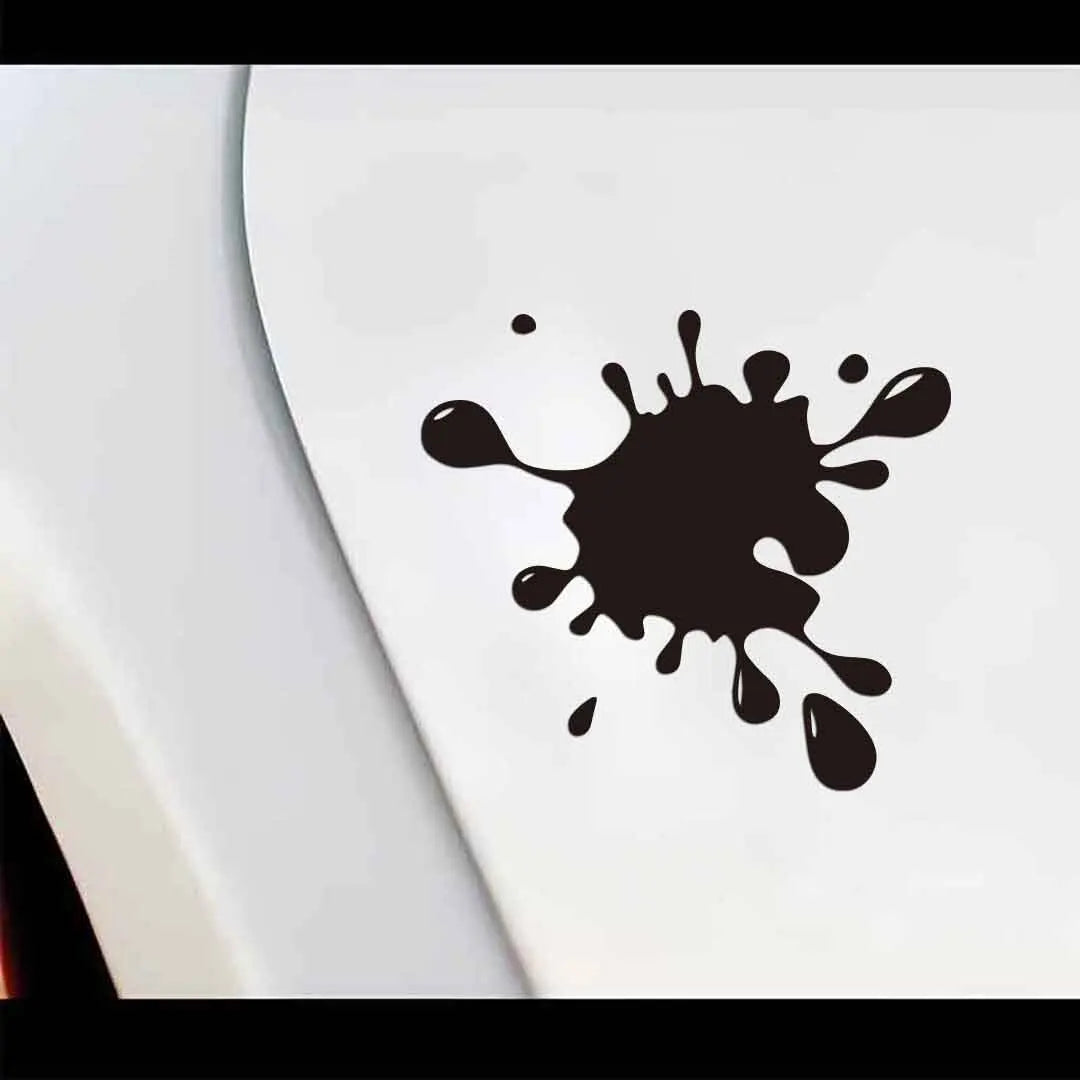 Auto stickers - Zwarte spetterdesign voor unieke uitstraling