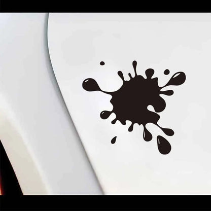 Auto stickers - Zwarte spetterdesign voor unieke uitstraling