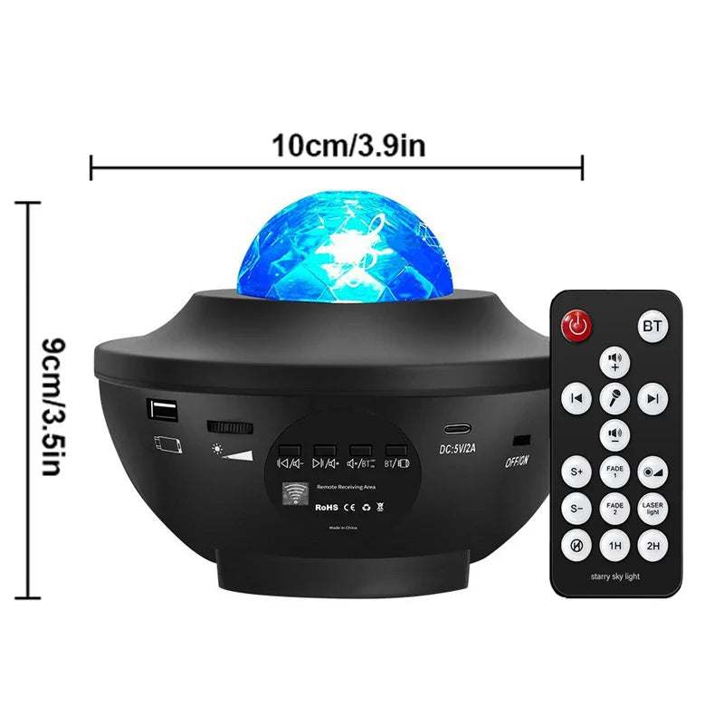 Modern vormgegeven projector sterrenhemel