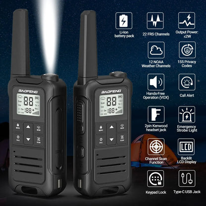 Intertoys walkie talkies met bereik tot 3 km
