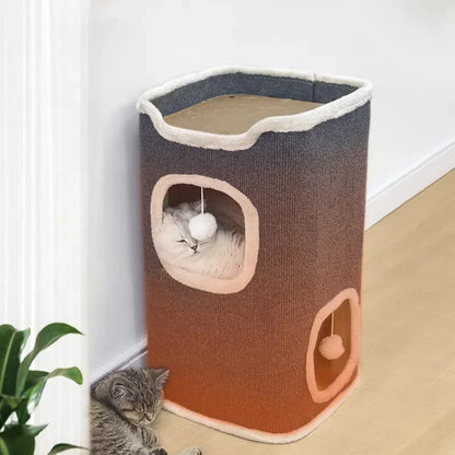 Moderne krabpaal met pluche – Comfort en stijl