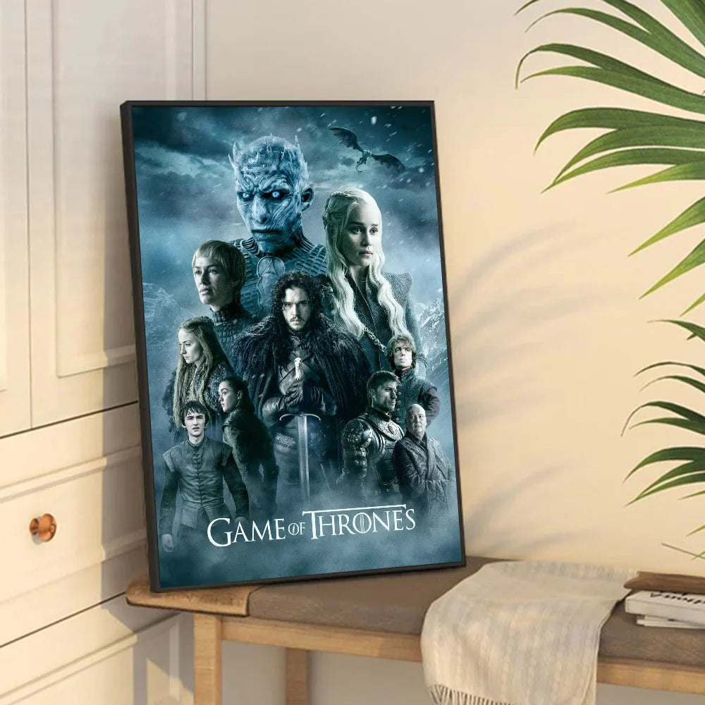 Posters met gouden accenten voor luxe sfeer