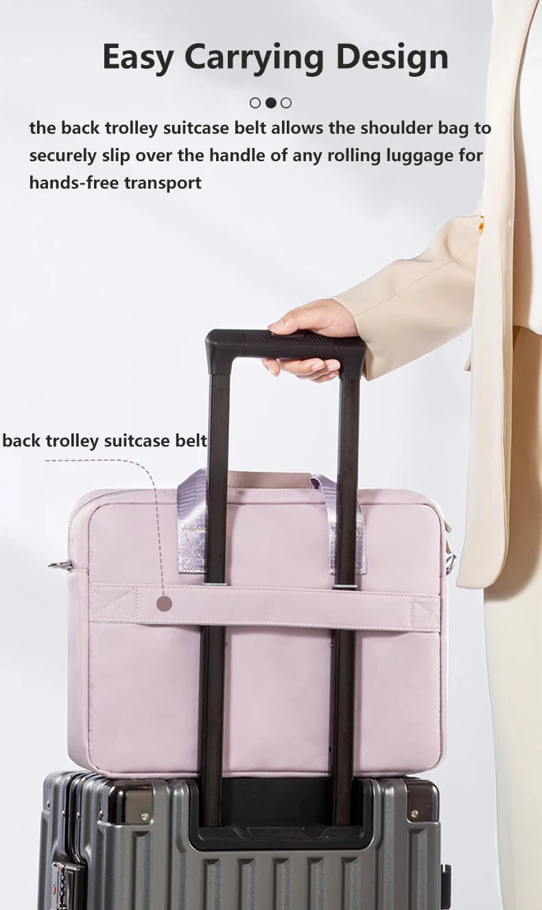 Laptop tas met zachte schouderbanden – Comfort voor langdurig dragen