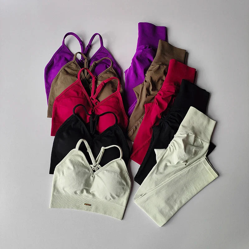 Hippe yoga kleding met kleurrijke prints