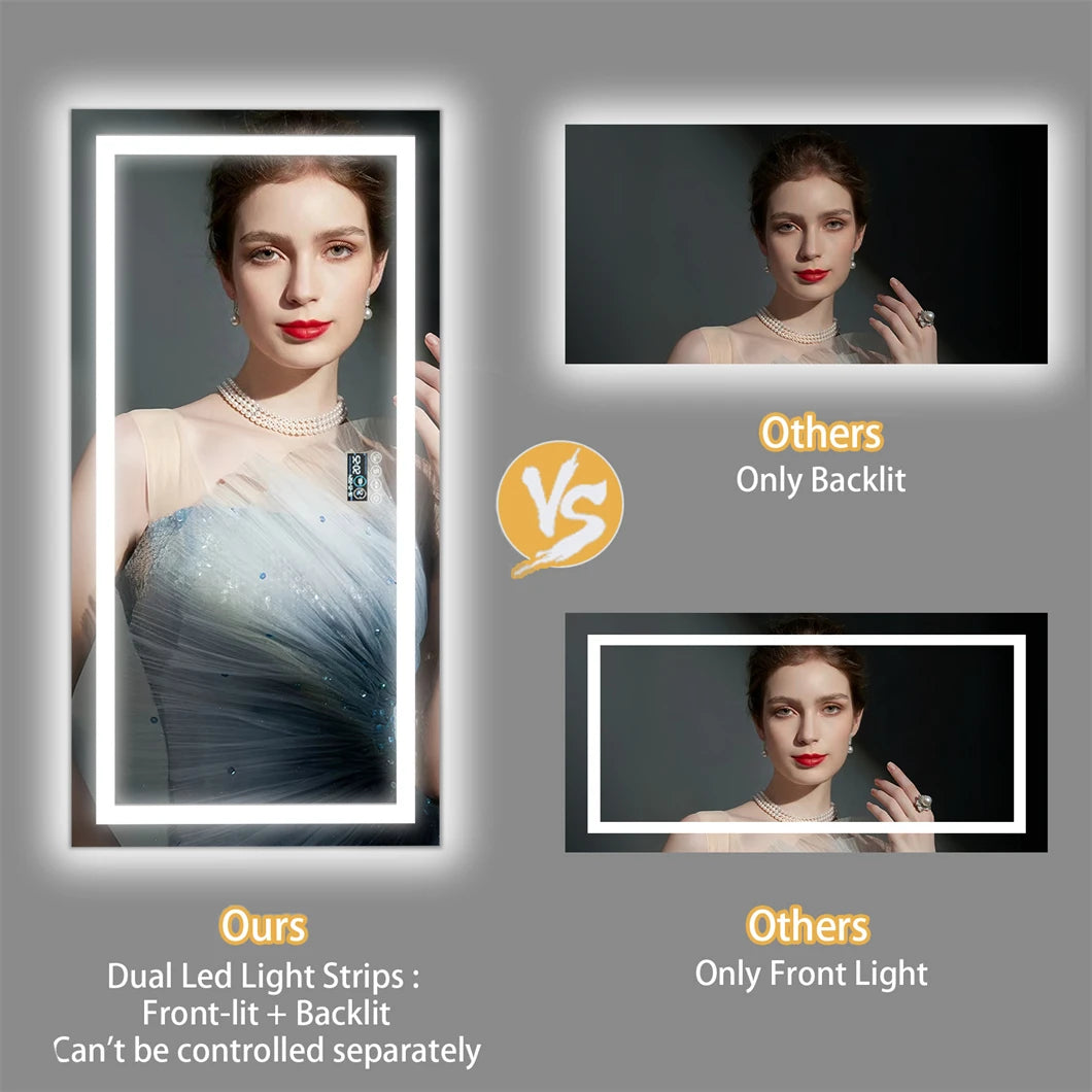 Make-up spiegel met verstelbare verlichting – Precieze belichting