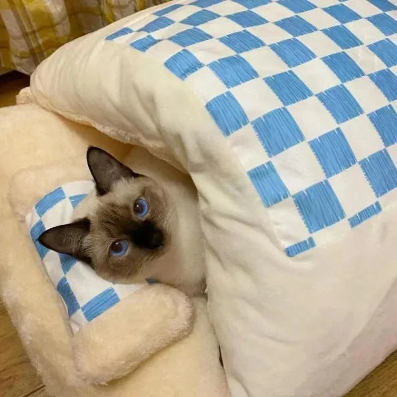 Kattenmand met rits – Makkelijk op te bergen