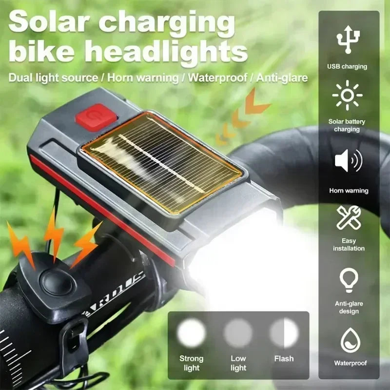 Fietslamp met focuslens voor gerichte verlichting