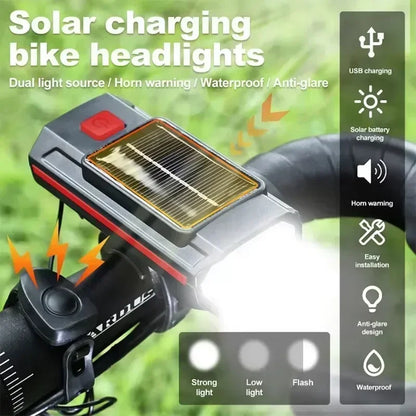Fietslamp met focuslens voor gerichte verlichting