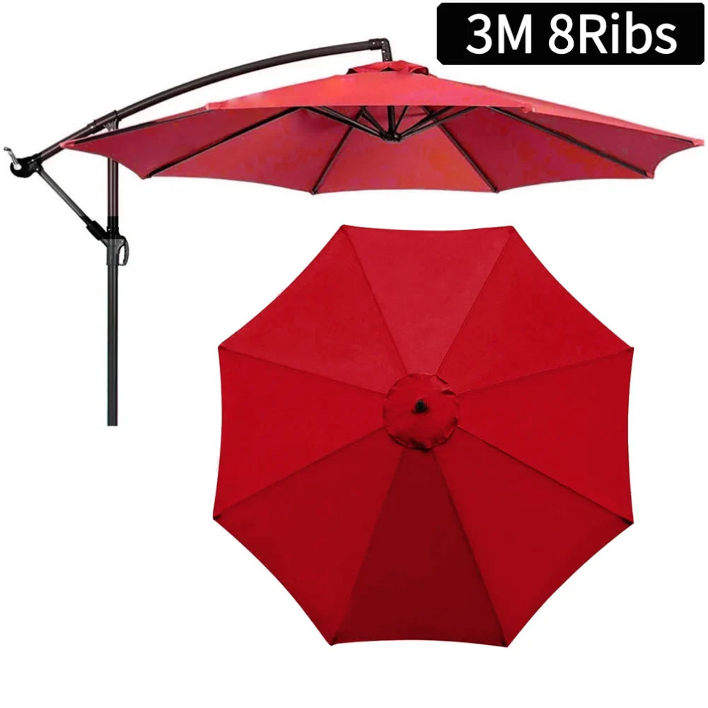 Parasol aanbieding met gratis voet