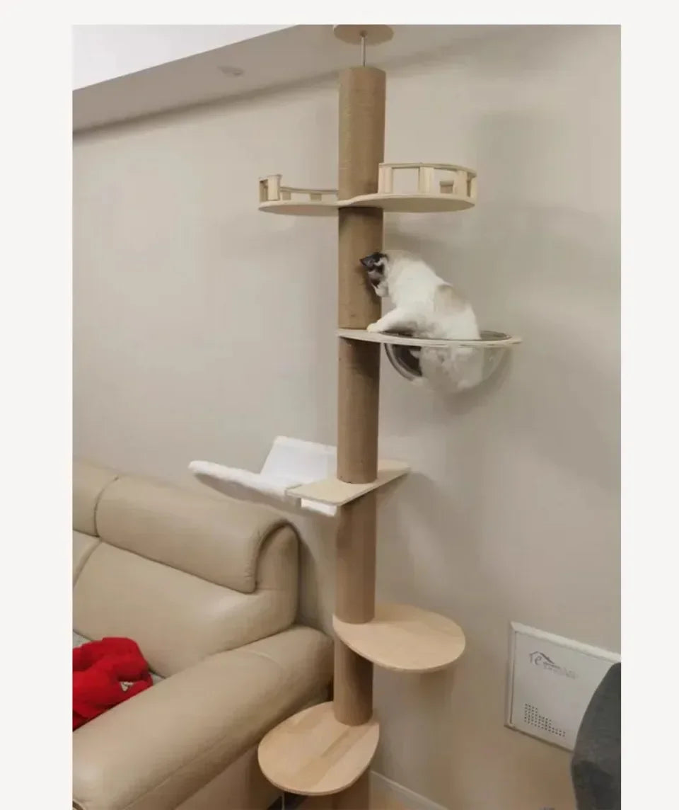 Kattenpaal met dikke sisalpalen – Extra sterk