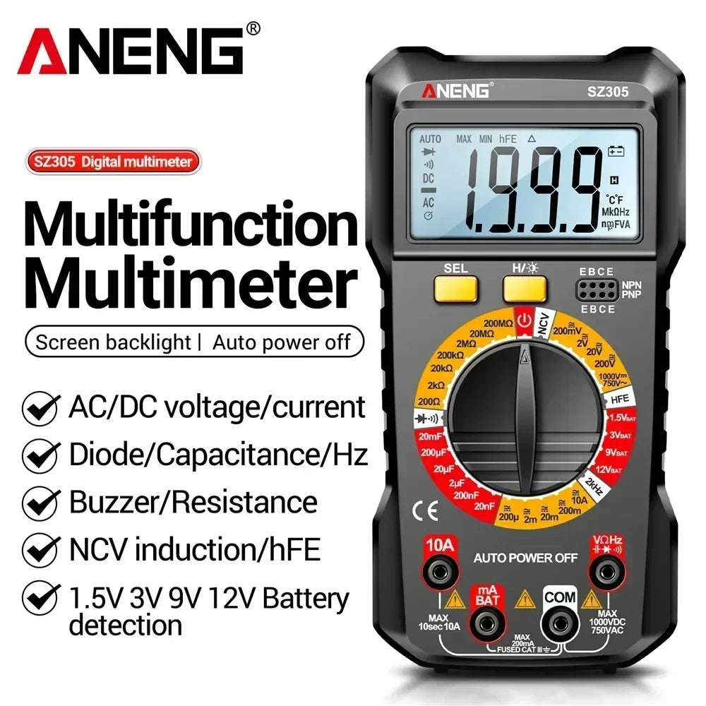 Multimeter met nauwkeurige weerstandmeting