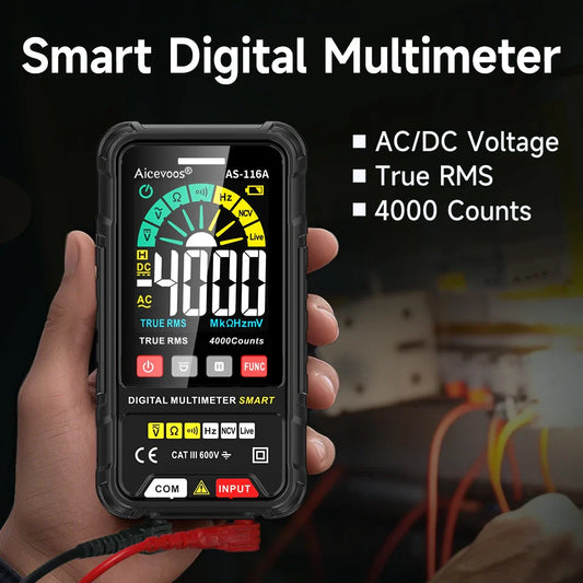 Multimeter geschikt voor auto- en huishoudtoepassingen