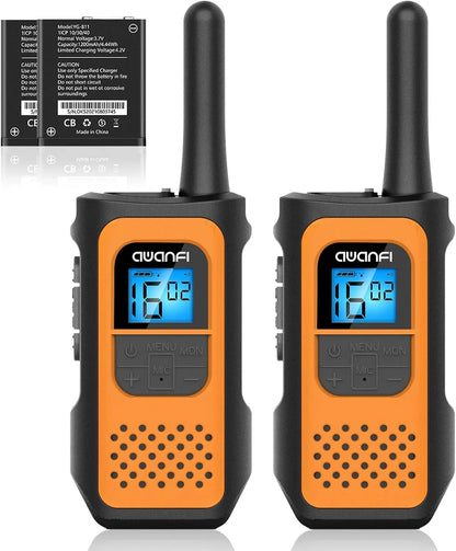 Walkie talkies met vergrendelingsfunctie