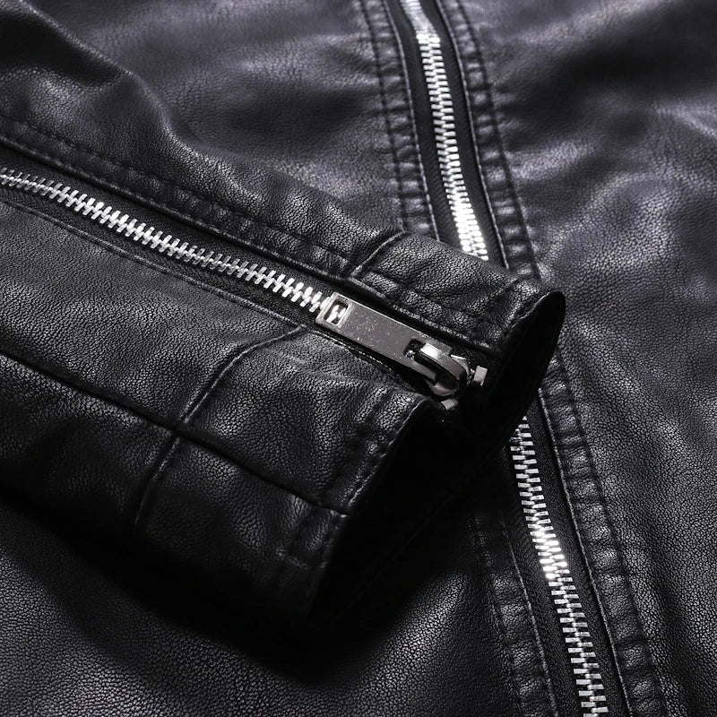 Donkerbruine leren jas voor heren – Elegant alternatief