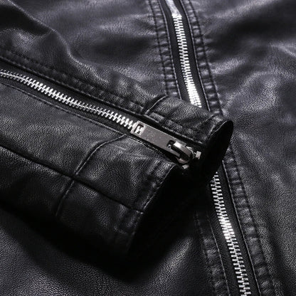 Donkerbruine leren jas voor heren – Elegant alternatief
