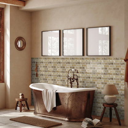Muur mozaiek tegels toilet – Sfeervolle afwerking