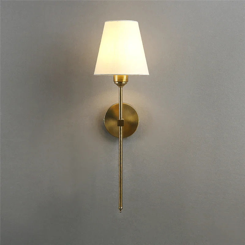 Wandlamp op batterijen met vintage look – Nostalgische charme