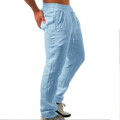 Linnen broek heren met rechte pasvorm – Tijdloze stijl