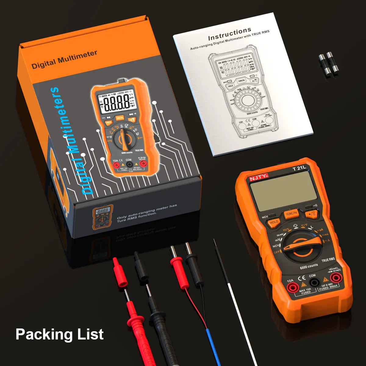 Multimeter met stevige draaiknop