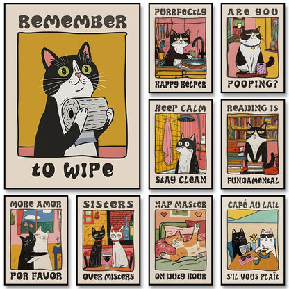 Kleurrijke posters voor creatieve ruimtes