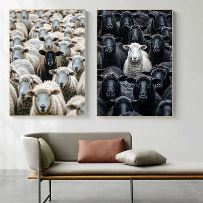 Posters in galerie-opstelling combineren