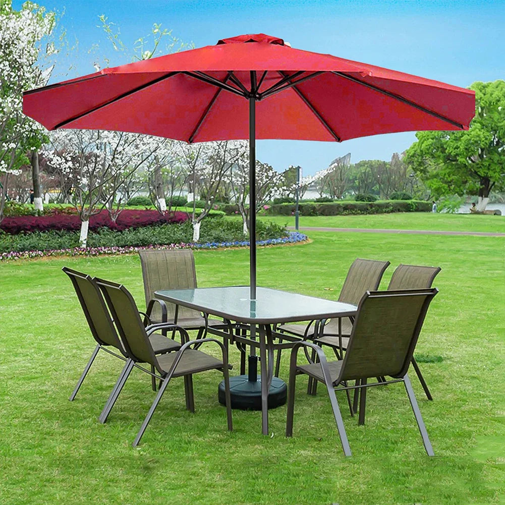 Intratuin parasol met houten frame