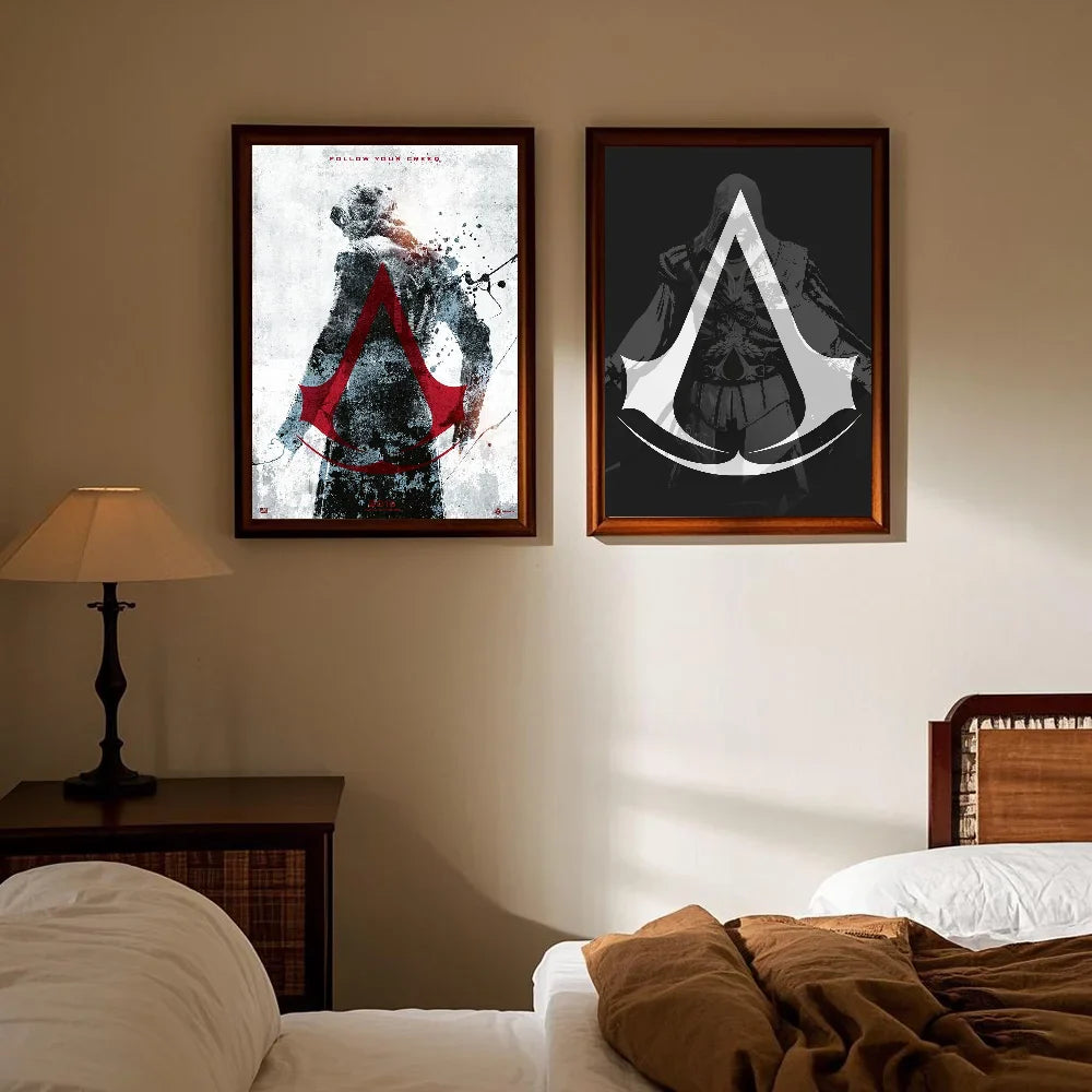 Poster in zachte pastelkleuren