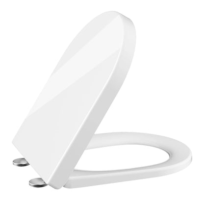 Toilet bril wit met rubber dopjes – Antislip