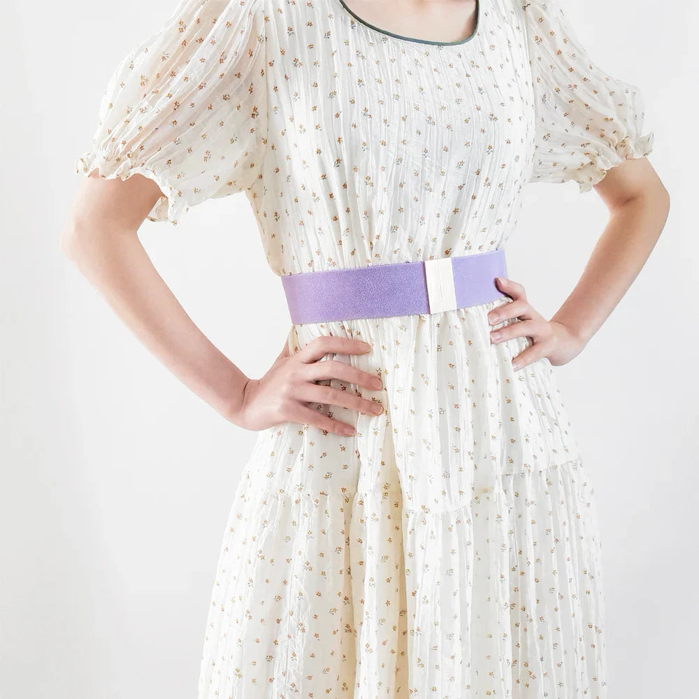 Taupe riem dames met matte afwerking