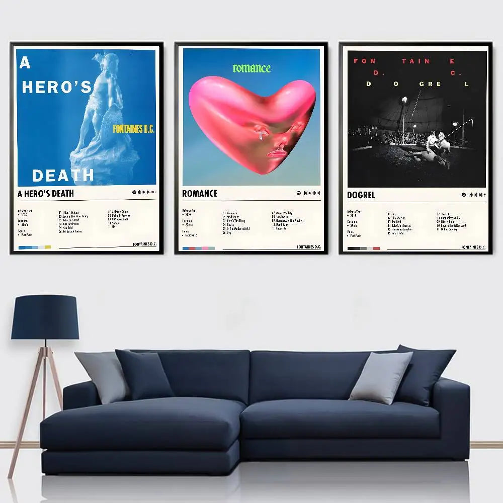 Posterstore decor voor minimalistisch interieur