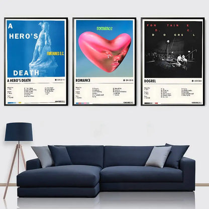Posterstore decor voor minimalistisch interieur
