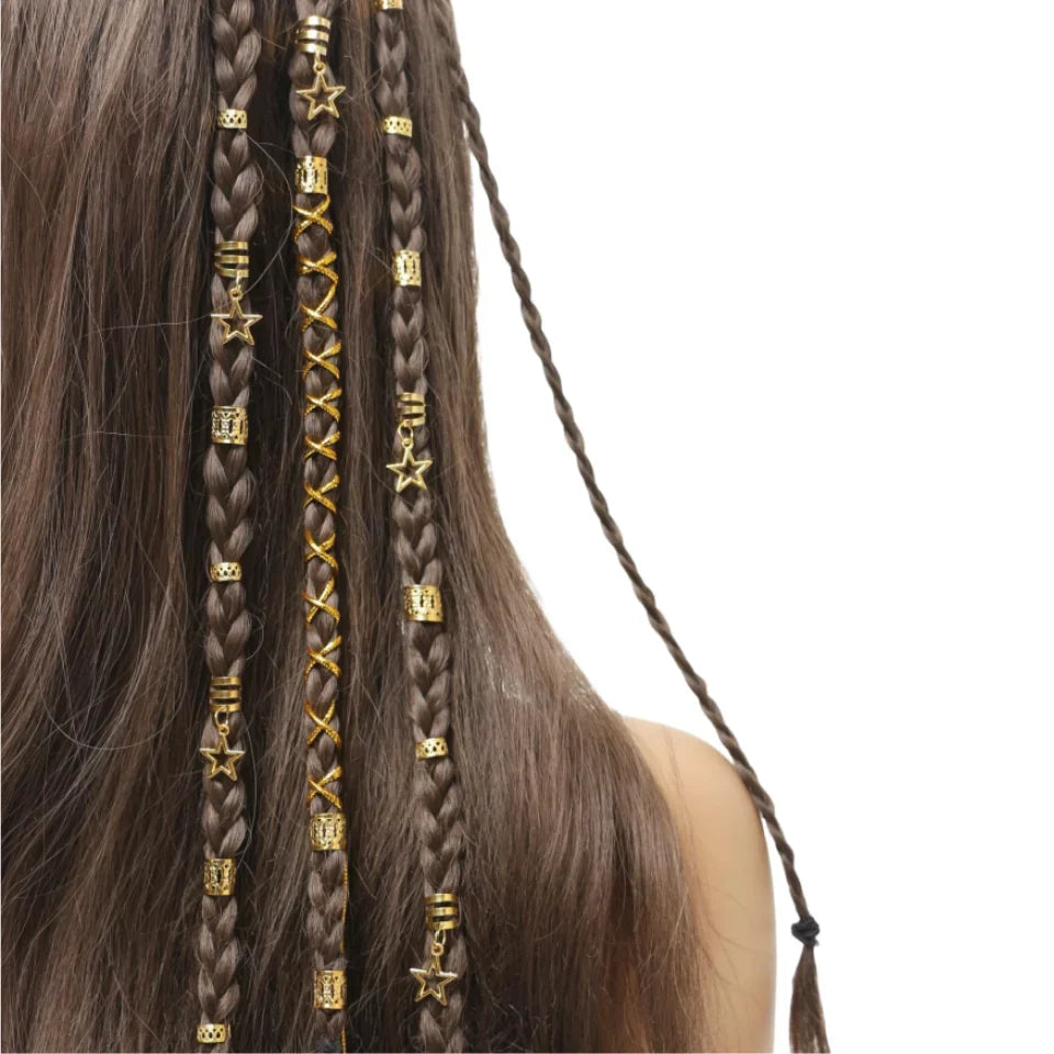 Trendy haarclips in goud en zilver