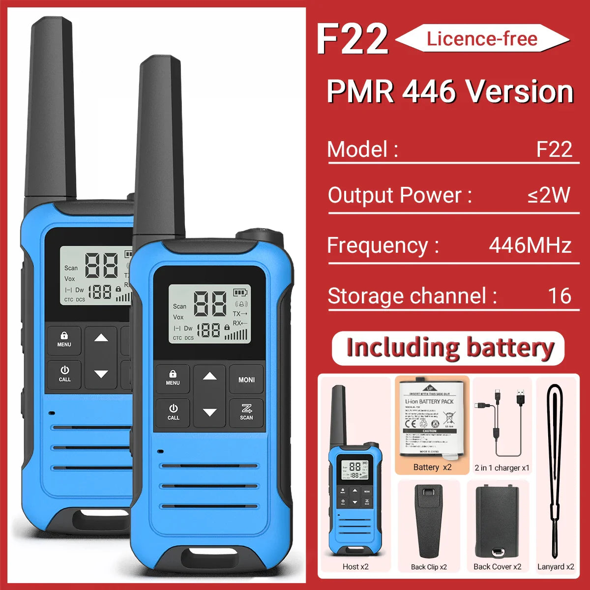 Professionele walkie talkies voor beveiliging