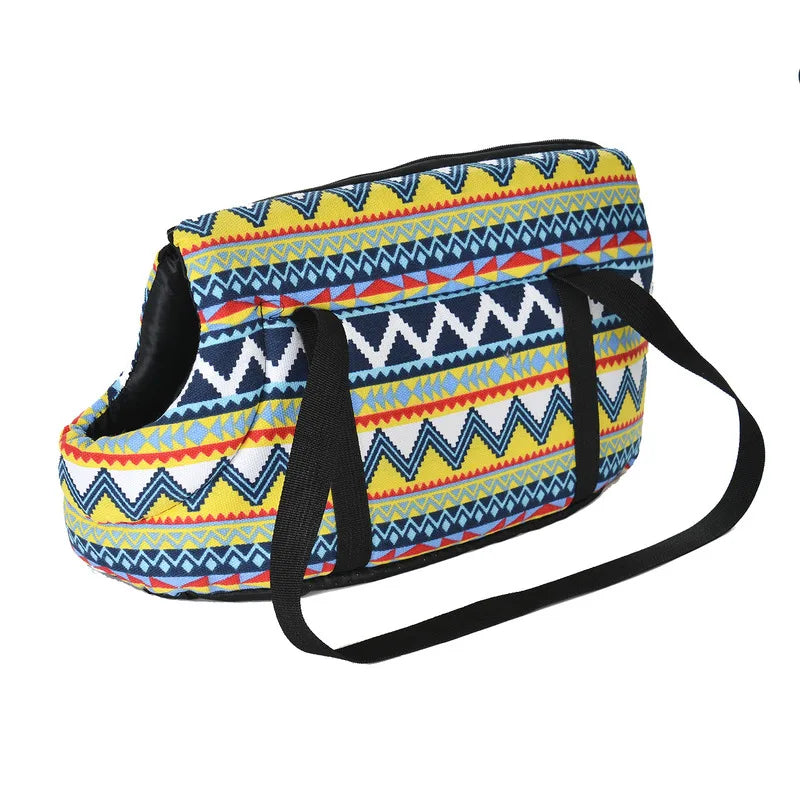 Hondentas met luxe print – Perfect voor city trips