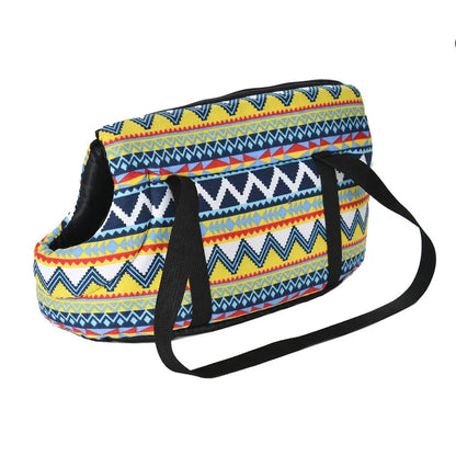 Hondentas met luxe print – Perfect voor city trips