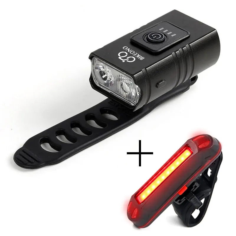 LED fietslamp met universele montageclip