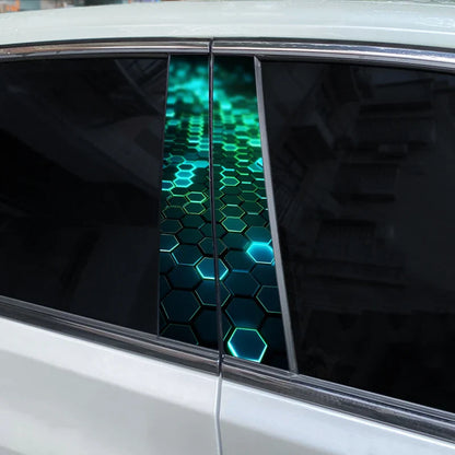 Auto stickers - Hexagonaal design voor een unieke uitstraling