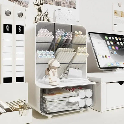 Stapelbare desk organisers voor extra ruimte